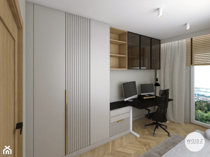 Apartament w Gdyni · Projekt - Biuro, styl nowoczesny - zdjęcie od WOJSZ studio