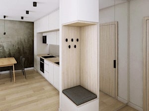 Mieszkanie w Gdańsku · Projekt - Hol / przedpokój, styl minimalistyczny - zdjęcie od WOJSZ studio