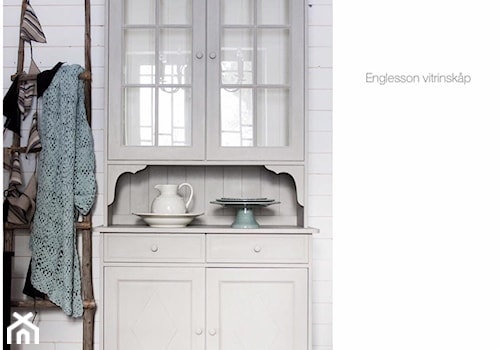 Mała biała jadalnia jako osobne pomieszczenie, styl skandynawski - zdjęcie od To Ta Monika