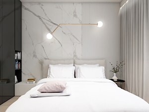 biało czarna sypialnia - zdjęcie od STUDIO PNIAK