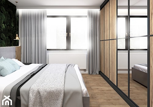 Sypialnia z dużą szafą - zdjęcie od STUDIO PNIAK