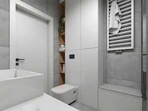 szara łazienka - zdjęcie od STUDIO PNIAK