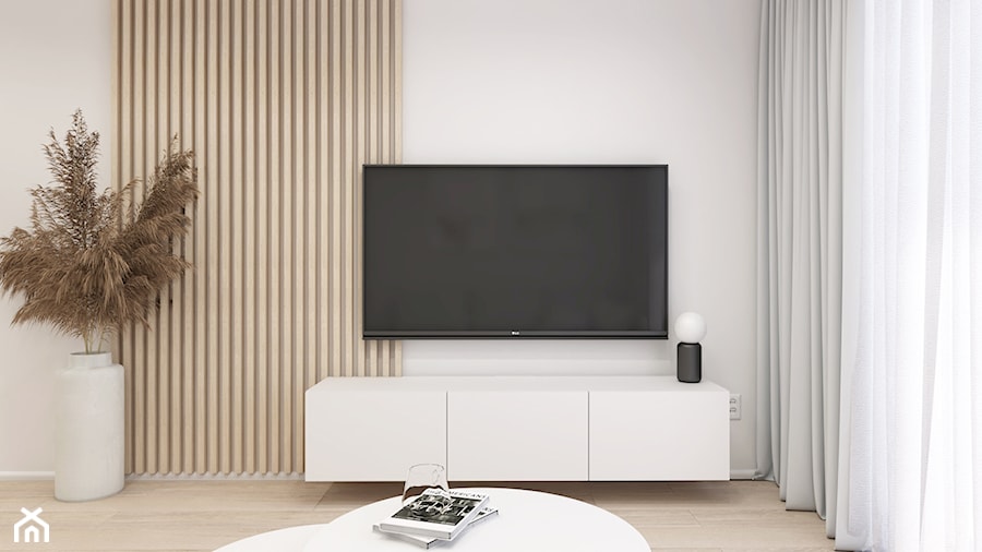 biała szafka pod telewizor - zdjęcie od STUDIO PNIAK
