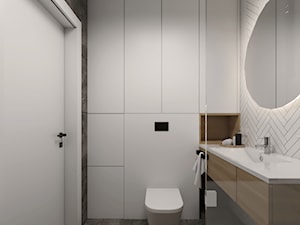 biała zabudowa w łazience - zdjęcie od STUDIO PNIAK