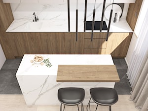 Beżowe wnętrze - Kuchnia, styl nowoczesny - zdjęcie od STUDIO PNIAK