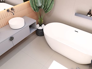 Łazienka z dwoma umywalkami - zdjęcie od STUDIO PNIAK
