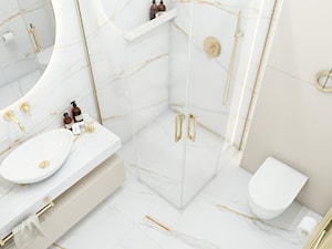 złota łazienka - zdjęcie od STUDIO PNIAK