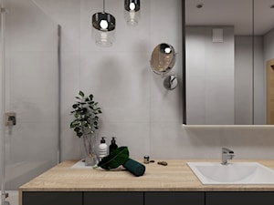Łazienka z dużym blatem - zdjęcie od STUDIO PNIAK