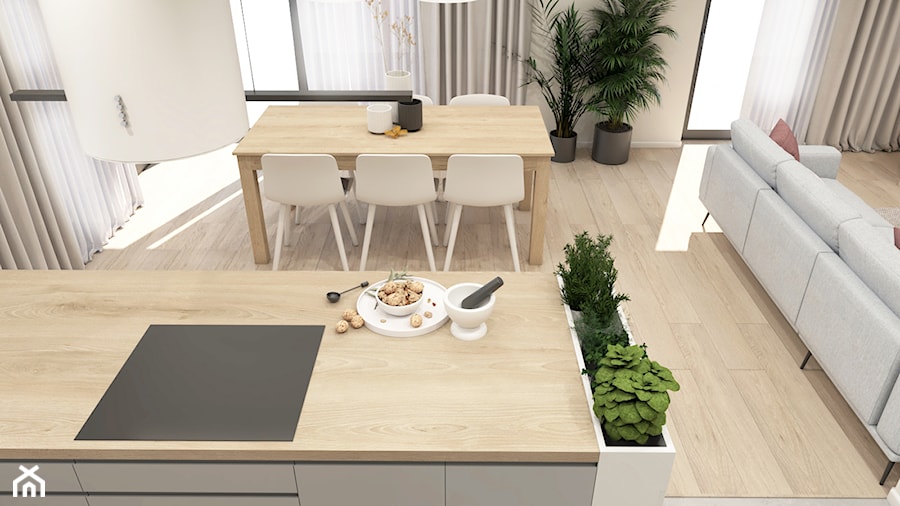 Dominacja drewna - Kuchnia, styl nowoczesny - zdjęcie od STUDIO PNIAK
