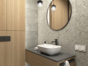 Toaleta z WC i umywalką - zdjęcie od STUDIO PNIAK