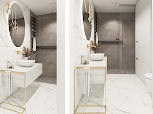 łazienka z marmurem - zdjęcie od STUDIO PNIAK
