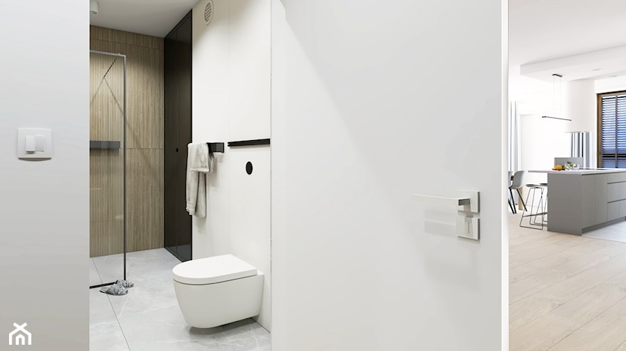 łazienka w szarości - zdjęcie od STUDIO PNIAK