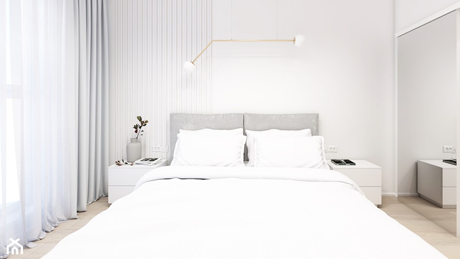 sypialnia w bieli - zdjęcie od STUDIO PNIAK