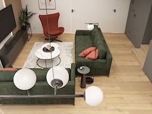 Odcienie zieleni - Salon, styl nowoczesny - zdjęcie od STUDIO PNIAK