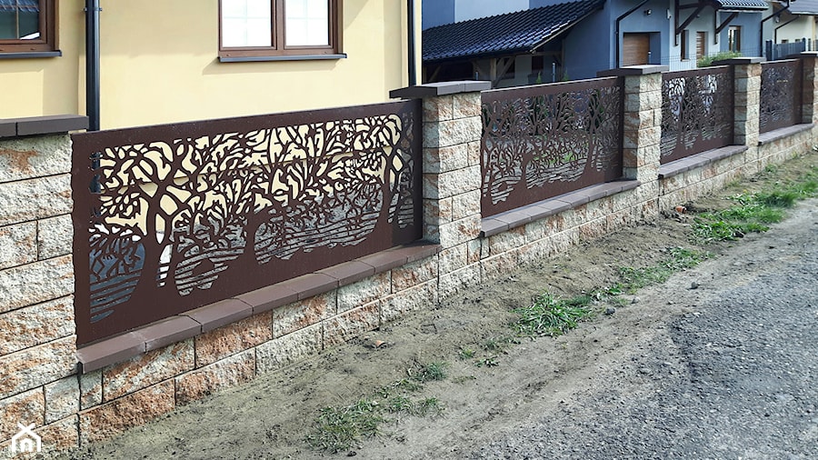 Ażurowe ogrodzenie - zdjęcie od MetalPanel.pl