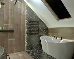 Marble bathroom - zdjęcie od InWizja studio Katarzyna Doroszkiewicz - Homebook