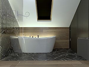 Marble bathroom - zdjęcie od InWizja studio Katarzyna Doroszkiewicz