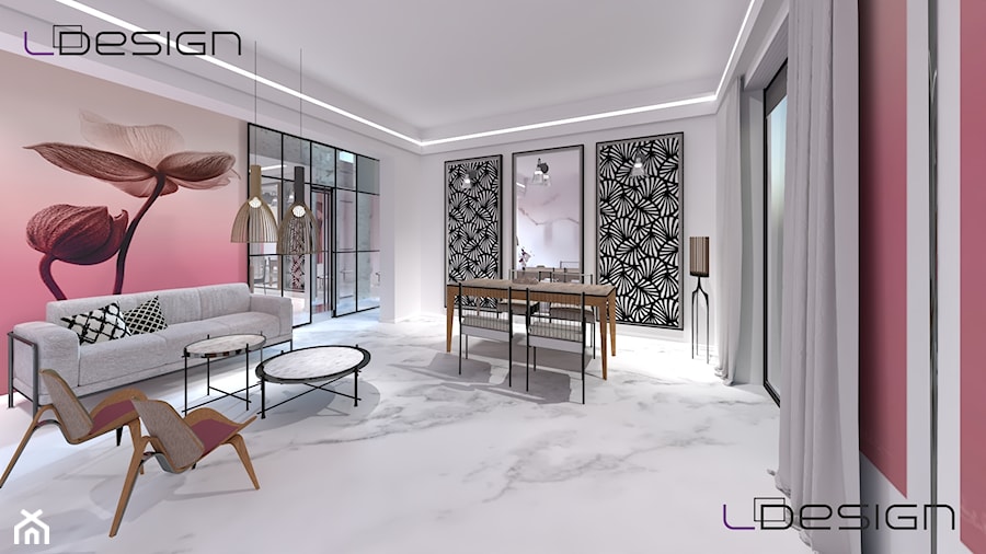 Salon w stylu orient - zdjęcie od LDesign - projekty elewacji, wnętrz i ogrodów