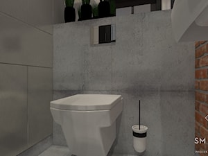 LOFTOWO - Mała bez okna łazienka, styl industrialny - zdjęcie od SM STUDIO Projektowanie wnętrz
