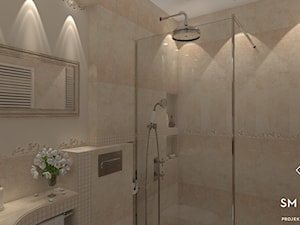 KLASYCZNIE - Średnia bez okna łazienka, styl tradycyjny - zdjęcie od SM STUDIO Projektowanie wnętrz