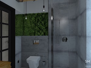 LOFTOWO - Średnia łazienka z oknem, styl industrialny - zdjęcie od SM STUDIO Projektowanie wnętrz
