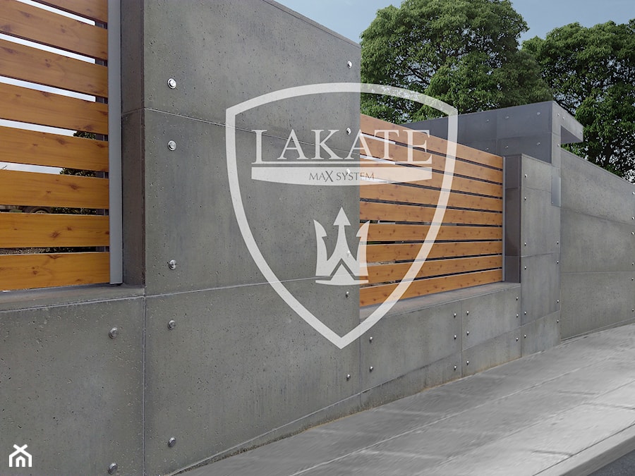 Ogrodzenie aluminiowe Alu Fence_Lakate_ogrodzenia_balustrady - Domy, styl nowoczesny - zdjęcie od LAKATE Sp.z.o.o BRAMY I OGRODZENIA