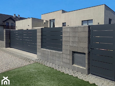 Aranżacje wnętrz - Domy: Alu Fence Premium - LAKATE Sp.z.o.o BRAMY I OGRODZENIA . Przeglądaj, dodawaj i zapisuj najlepsze zdjęcia, pomysły i inspiracje designerskie. W bazie mamy już prawie milion fotografii!