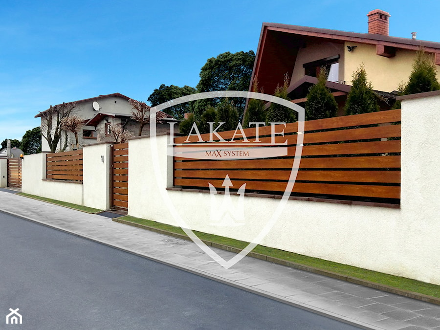 Ogrodzenie aluminiowe Alu Fence_Lakate_ogrodzenia_balustrady - Domy, styl tradycyjny - zdjęcie od LAKATE Sp.z.o.o BRAMY I OGRODZENIA