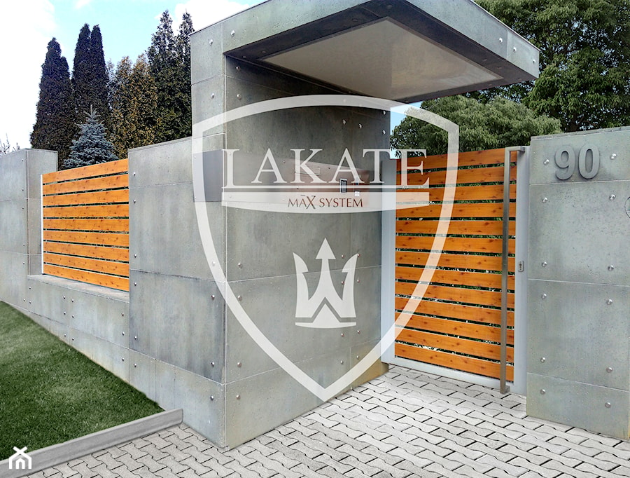 beton architektoniczny ogrodzenia - zdjęcie od LAKATE Sp.z.o.o BRAMY I OGRODZENIA
