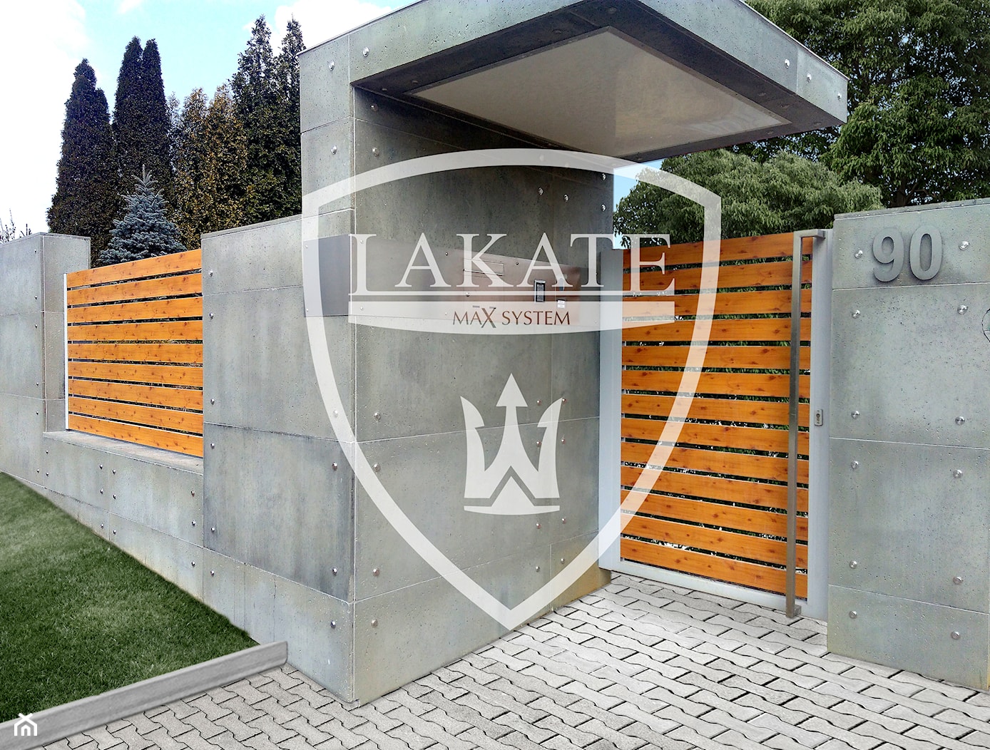 Nowoczesne ogrodzenia aluminiowe - zdjęcie od LAKATE Sp.z.o.o BRAMY I OGRODZENIA - Homebook