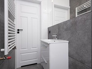 Bosacka - Mała bez okna łazienka, styl minimalistyczny - zdjęcie od PAAS Pracownia Projektowa