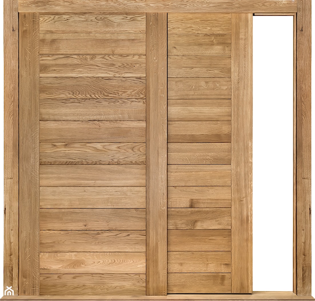Drzwi drewniane przesuwne - zdjęcie od Sengo - Homebook