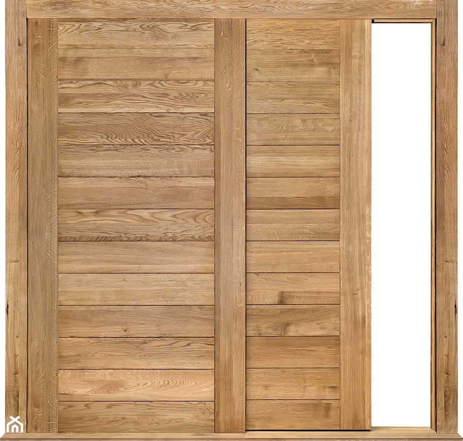 Drzwi drewniane przesuwne - zdjęcie od Sengo