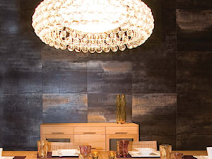 Oferta Grodno Decor - Średnia brązowa czarna szara jadalnia jako osobne pomieszczenie, styl glamour - zdjęcie od Grodno Decor