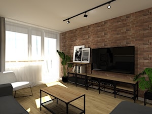 Mieszkanie w Chrzanowie - Salon, styl industrialny - zdjęcie od iStudioo