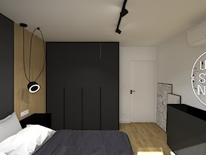 Mieszkanie w Chrzanowie - Sypialnia, styl industrialny - zdjęcie od iStudioo