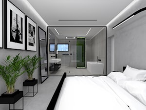 Dom parterowy - Sypialnia, styl minimalistyczny - zdjęcie od iStudioo