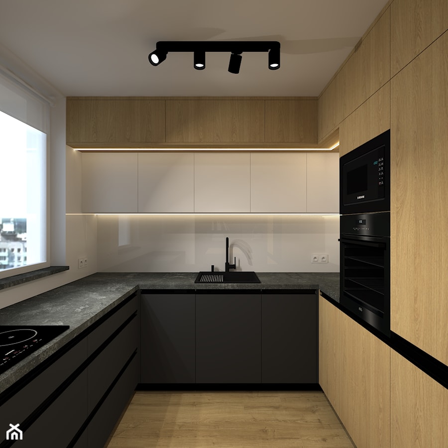 Mieszkanie w Chrzanowie - Kuchnia, styl nowoczesny - zdjęcie od iStudioo