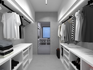 Dom parterowy - Garderoba, styl minimalistyczny - zdjęcie od iStudioo