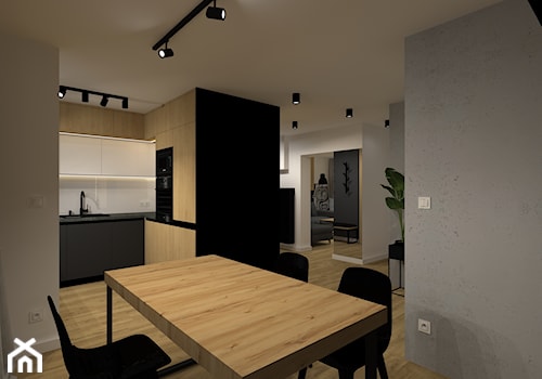 Mieszkanie w Chrzanowie - Jadalnia, styl minimalistyczny - zdjęcie od iStudioo
