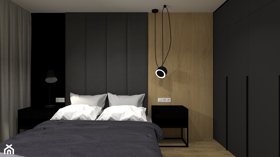 Mieszkanie w Chrzanowie - Sypialnia, styl nowoczesny - zdjęcie od iStudioo