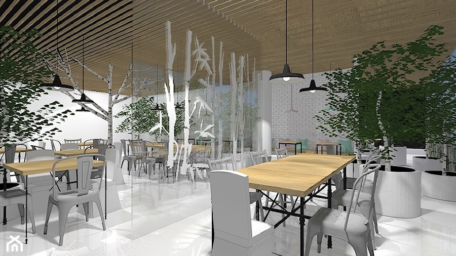 Projekt kantyny - Wnętrza publiczne - zdjęcie od Eno Design