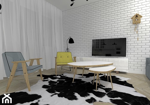 Mieszkanie 70m2 - Salon, styl rustykalny - zdjęcie od Eno Design