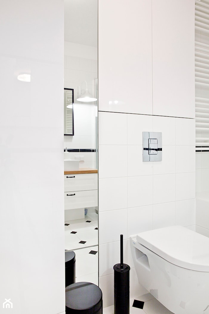 Realizacja mieszkania w stylu rustykalnym - Mała łazienka - zdjęcie od Eno Design - Homebook