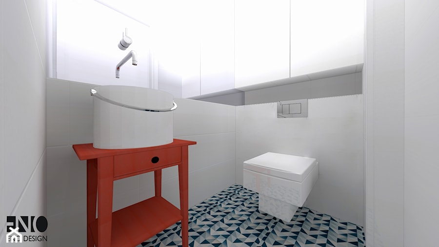 Mieszkanie 70m2 - Łazienka, styl rustykalny - zdjęcie od Eno Design