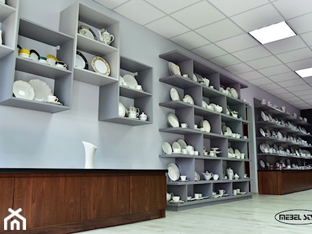 Aranżacje wnętrz - Wnętrza publiczne: Showroom fabryki porcelany - Mebel Styl. Przeglądaj, dodawaj i zapisuj najlepsze zdjęcia, pomysły i inspiracje designerskie. W bazie mamy już prawie milion fotografii!