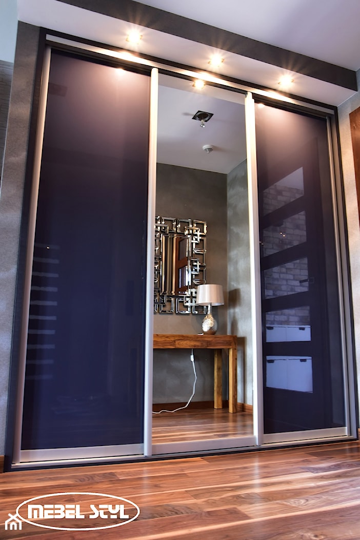 Szafa z drzwiami ze szkła lacobel - zdjęcie od Mebel Styl - Homebook