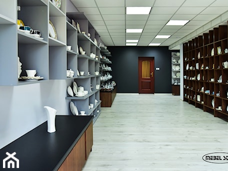 Aranżacje wnętrz - Wnętrza publiczne: Showroom fabryki porcelany - Mebel Styl. Przeglądaj, dodawaj i zapisuj najlepsze zdjęcia, pomysły i inspiracje designerskie. W bazie mamy już prawie milion fotografii!