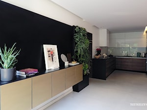 Apartament Mitkowskiego - Salon, styl nowoczesny - zdjęcie od BTA Beata Trzetrzelewska