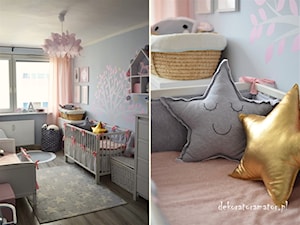 Pokój dla dziewczynek - Pokój dziecka, styl skandynawski - zdjęcie od dekoratoramator.pl
